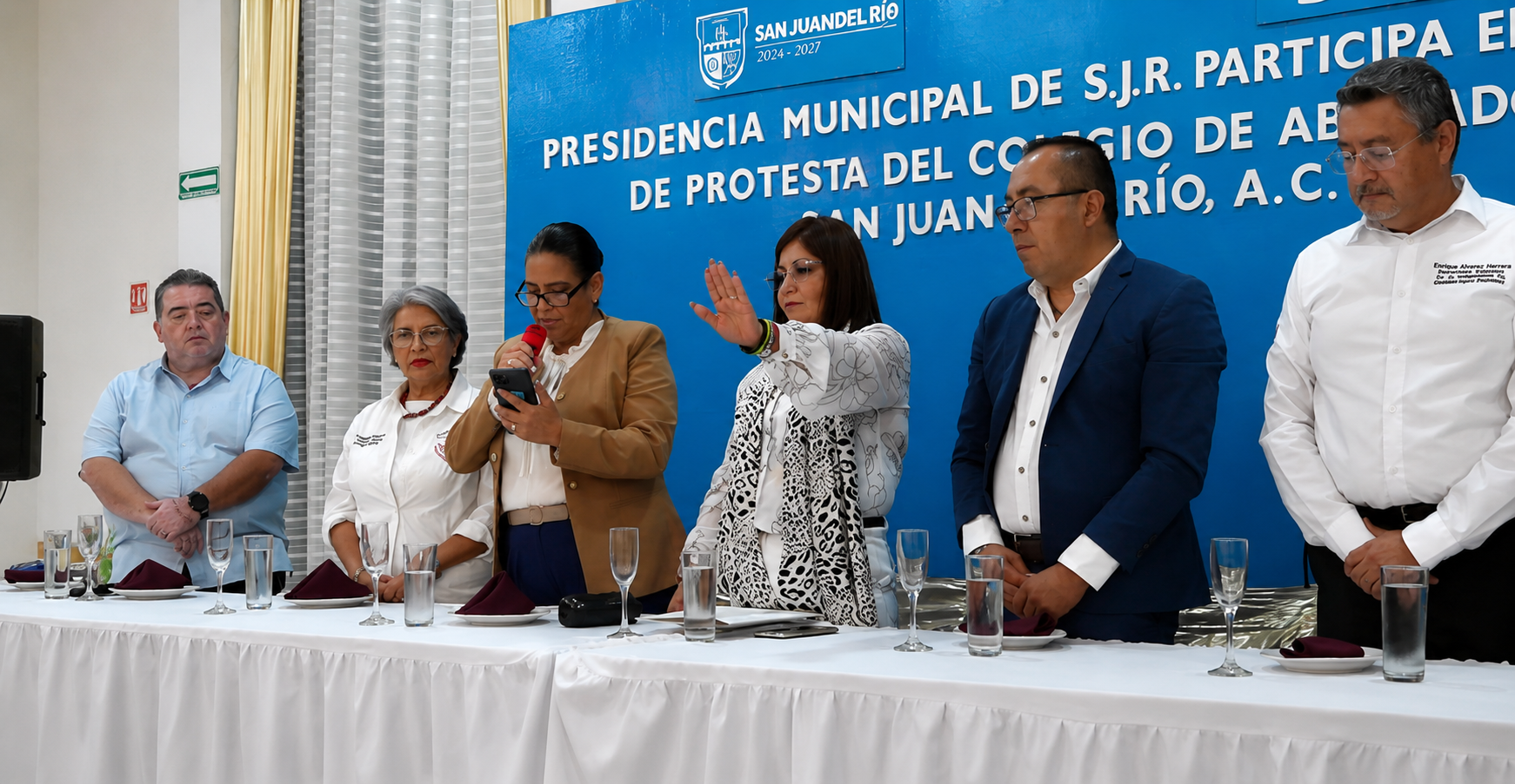 Rinde protesta Diana Sánchez Gallardo como presidenta del Colegio de Abogados de San Juan del Río A.C.